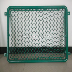 PVC Coted Chain Link Pagar Rolls Untuk Taman Bermain